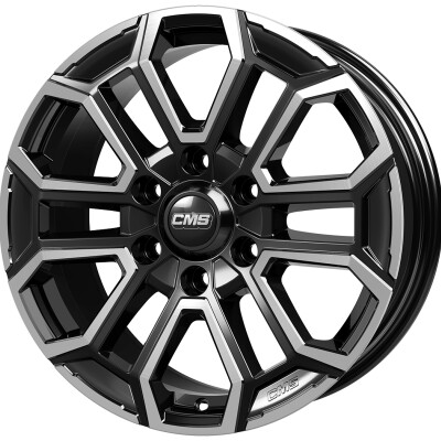 CMS C35 8×18″ · 6×139,7 · ET30 · CB100,1 Diamond Black Gloss