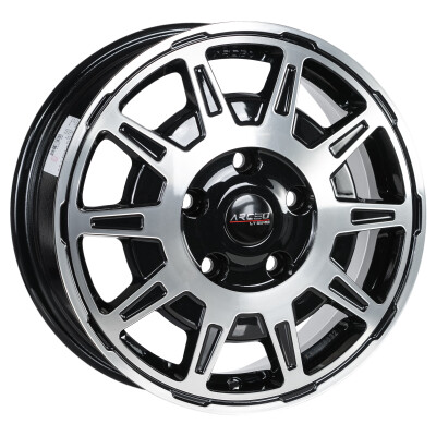 ARCEO STARS LT1 6,5×16″ · 5×130 · ET60 · CB78,1 Black Diamond