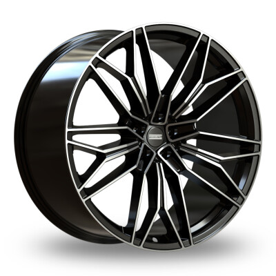 Fondmetal STC-23 11,5×23″ · 5×112 · ET38 · CB66,5 GLOSSY BLACK MACHINED