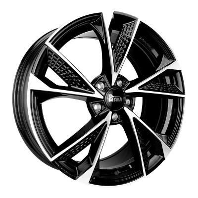 MAM RS6 7×16″ · 5×120 · ET35 · CB72,6 BLACK FRONT POLISH