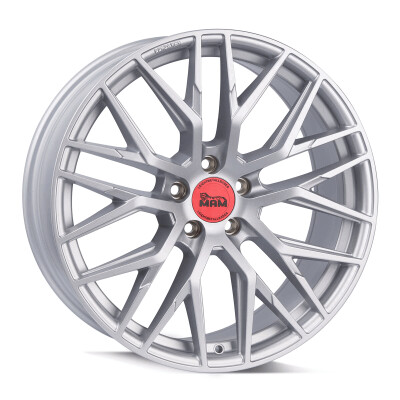 MAM RS4 7×16″ · 5×120 · ET50 · CB65,1 MATT SILVER PAINTED