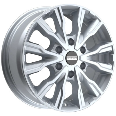 Fondmetal Pro2 6,5×16″ · 6×120 · ET50 · CB74,5 Ezüst