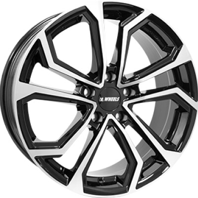IT Wheels ELLA 6,5×16″ · 5×112 · ET45 · CB66,5 Gloss Black / Polished