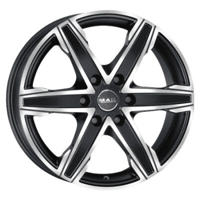 MAK King6 Ice 7×16″ · 6×114,3 · ET30 · CB66,1 Fekete polír · B