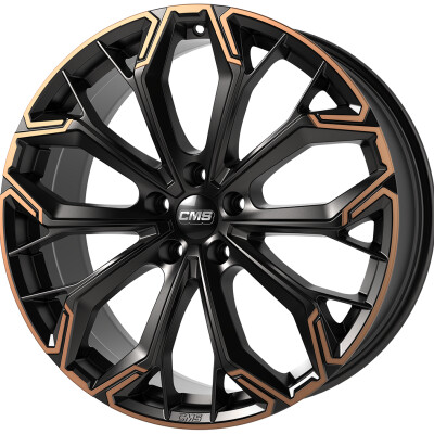 CMS C37 8×19″ · 5×112 · ET39 · CB66,5 Diamond Black Copper