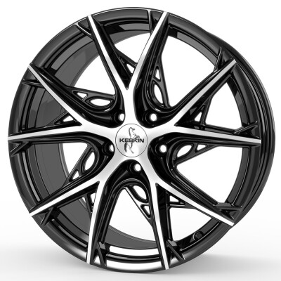 Keskin KT24C 8,5×19″ · 5×112 · ET30 · CB66,6 BLACK FRONT POLISH