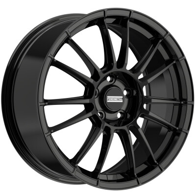 Fondmetal 9RR 7×17″ · 5×112 · ET42 · CB75 Glossy Black