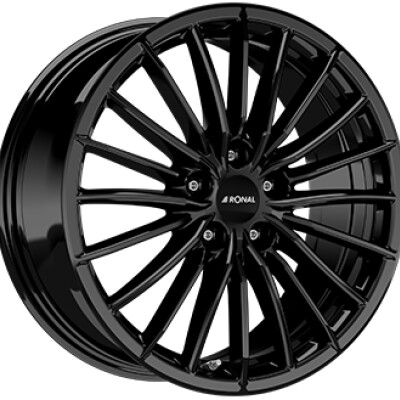 Ronal R68 8×18″ · 5×108 · ET40 · CB76 Gloss Black