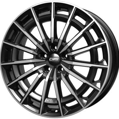 CMS C38 9,5×19″ · 5×112 · ET51 · CB66,5 Diamond Black Gloss
