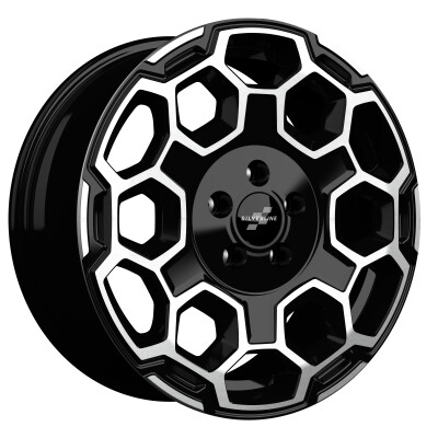 Silverline SL-102 7×17″ · 5×112 · ET45 · CB66,6 Fekete polír