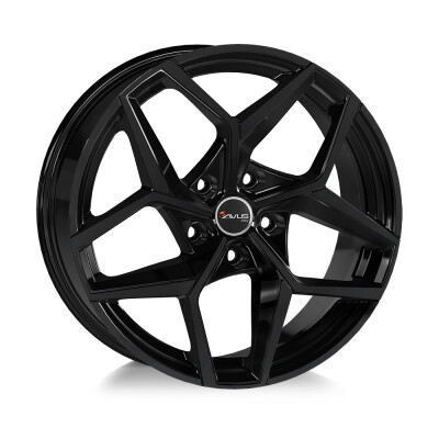 Avus AC-523 7,5×18″ · 5×108 · ET42 · CB73,1 Fekete