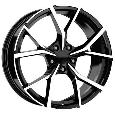 Kormetal DY918 8×18″ · 5×112 · ET40 · CB66,45 Fekete polír