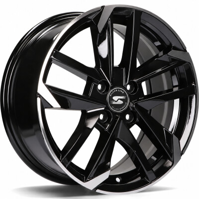 Silverline Prescott 6,5×16″ · 4×108 · ET32 · CB65,1 Fekete polír