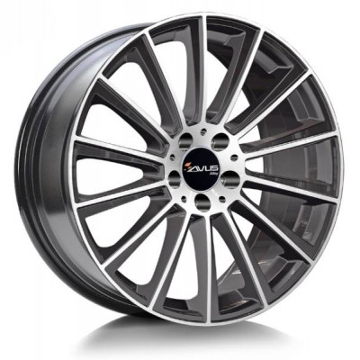Avus AC-M07 8×19″ · 5×112 · ET33 · CB66,6 Antracit polír