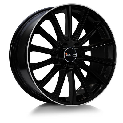 Avus AC-M07 8,5×19″ · 5×112 · ET35 · CB66,6 Fekete