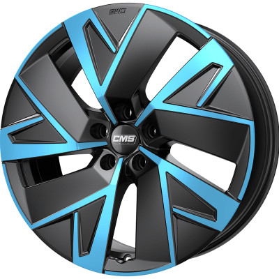 CMS C32-AERO 8×19″ · 5×112 · ET34 · CB66,5 Diamond Black Blue