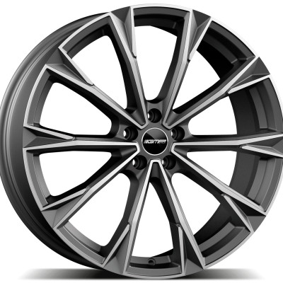 GMP Totale 11,5×23″ · 5×130 · ET52 · CB71,6 Matt Anthracite Diamond