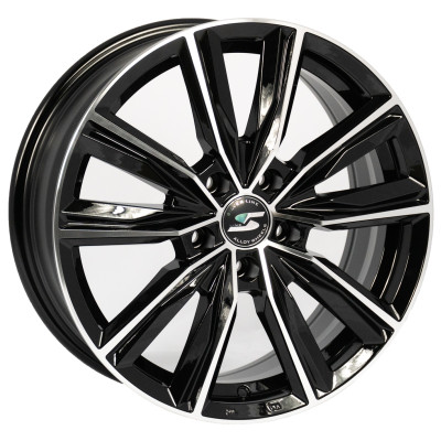 Silverline Akron 7×17″ · 5×112 · ET40 · CB57,1 Fekete polír
