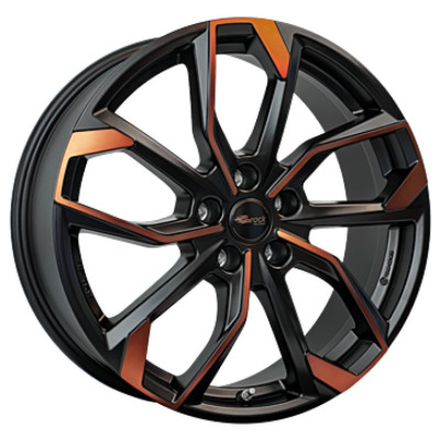 RC-DESIGN RC34 7,5×19″ · 5×112 · ET50 · CB57,1 BOM - Fekete narancs matt