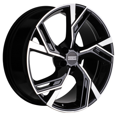 Fondmetal ATENA (FMI07) 10×22″ · 5×112 · ET18 · CB66,5 GLOSSY BLACK MACHINED
