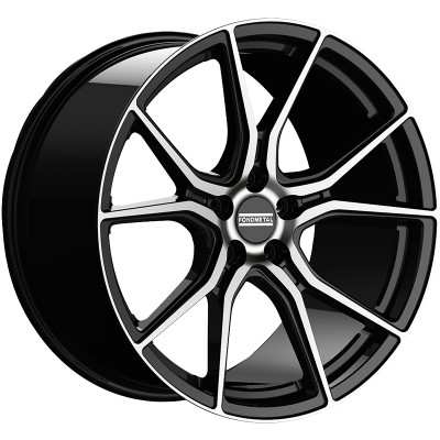 Fondmetal STC45 10,5×20″ · 5×114,3 · ET30 · CB75 GLOSSY BLACK MACHINED