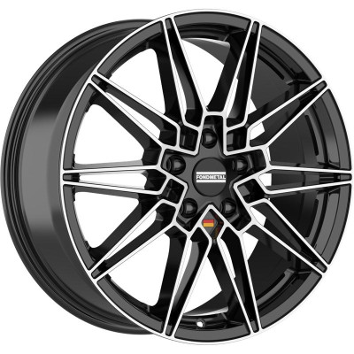 Fondmetal THOE (FMI08) 8×18″ · 5×112 · ET49 · CB66,5 GLOSSY BLACK MACHINED