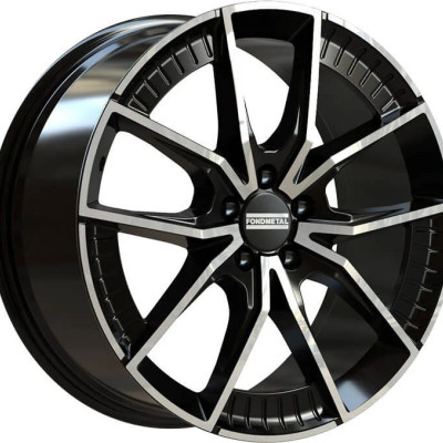Fondmetal ELATHA (FMI11) 8×18″ · 5×112 · ET26 · CB66,5 GLOSSY BLACK MACHINED