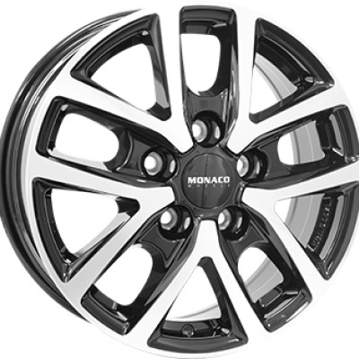 Monaco Wheels CL2T 6,5×16″ · 5×160 · ET60 · CB65,1 Gloss Black / Polished