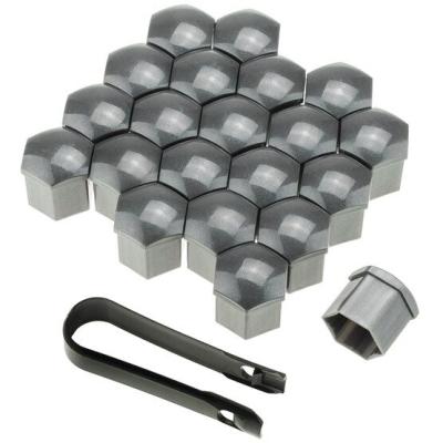 Csavartakaró kupak Szett Szürke 17mm(20+1 darab)