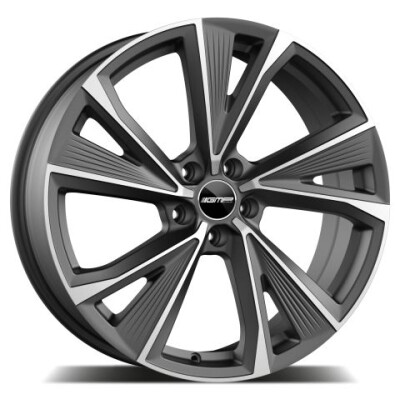 GMP Evento 9×22″ · 5×112 · ET35 · CB66,5 Matt Anthracite Diamond