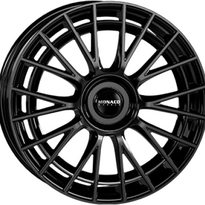 Monaco Wheels GP12 8×18″ · 5×112 · ET42 · CB66,5 Gloss Black