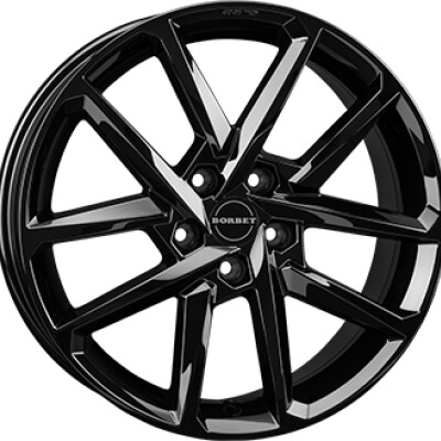 Borbet N 6,5×16″ · 4×98 · ET35 · CB58,1 Gloss Black