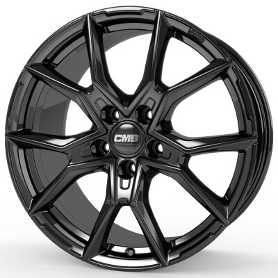 CMS C33 9×20″ · 5×112 · ET45 · CB66,5 Complete Black Gloss