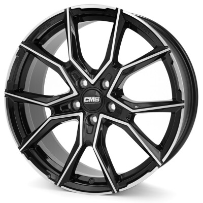 CMS C33 8,5×20″ · 5×112 · ET34 · CB66,5 Diamond Black Gloss