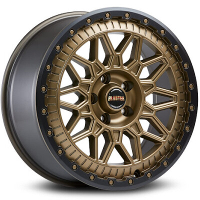 Fondmetal BLUSTER (8400) 8,5×17″ · 5×127 · ET37 · CB71,6 MATT BRAUN BLACK  LIP